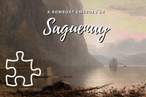 A Rowboat Emerges At Saguenay - The Thoughtful Rower