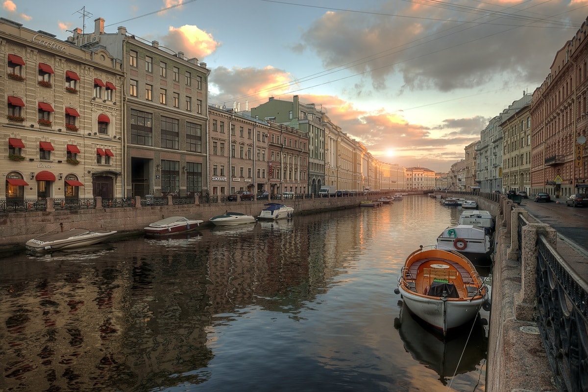 Rowing in St. Petersburg